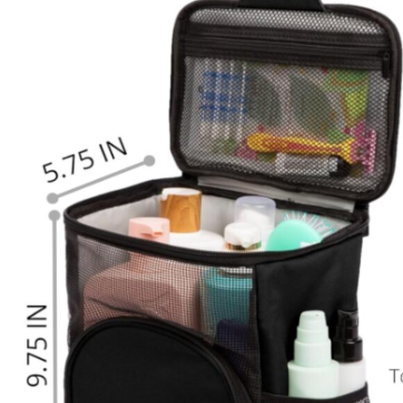 Black/mesh Shower Caddy - Picture 3 of 3